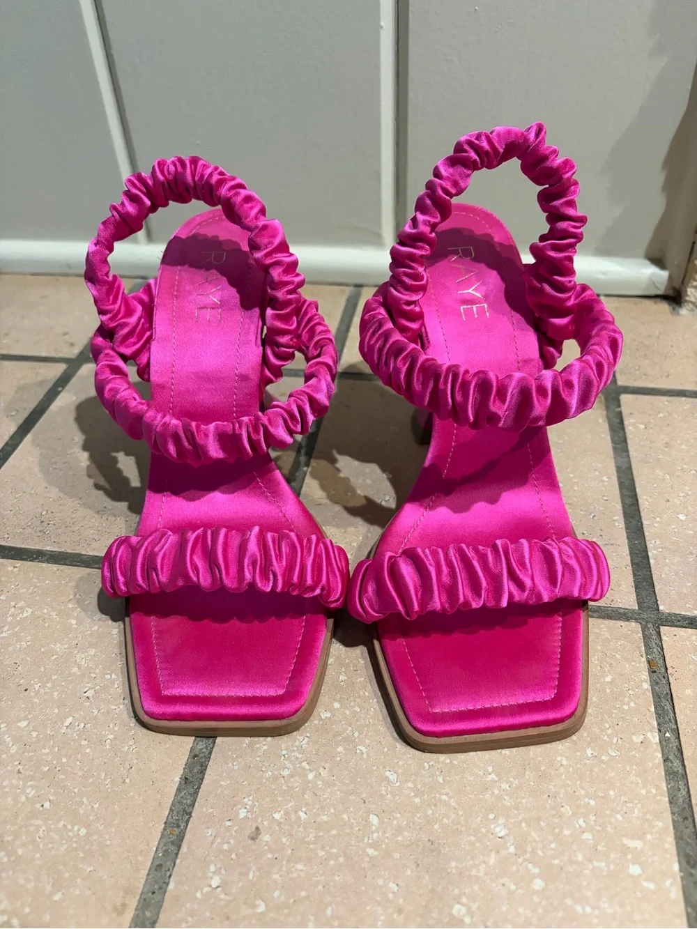 RAYE Kia Heel in Hot Pink